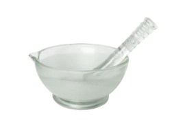 Gral Em Vidro Com Pistilo - 600 Ml - Q.Vidros